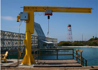 3 Phase 380V 50hz 10t Boat Jib Crane Marina Pivoting Jib Crane
