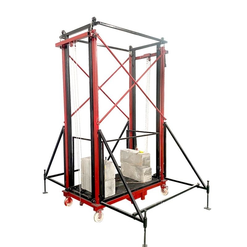 Household Using 0.3t Scaffold Lift With Electric Power Source