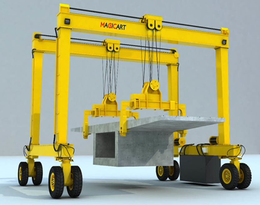 Experience Easy And Fast Mobile Gantry Cranes Material Handling