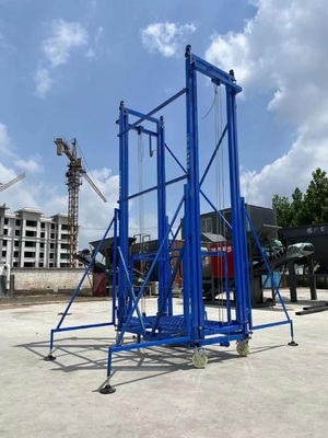 Elevador de andaimes elétricos 500Kg 6m Alturas feitas por tubos de aço andaimes elétricos de elevação