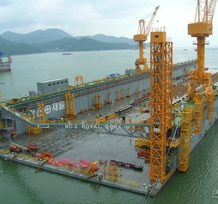 Cranes portuários de estaleiro personalizáveis Capacidade de carga 5t-40t Alcance 15m-50m Anel de trilho 3m-6m